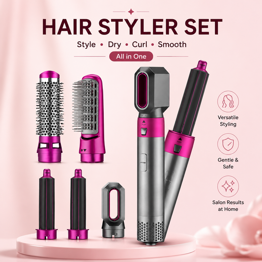 5-in-1 High-Speed Ionic Hair Styler