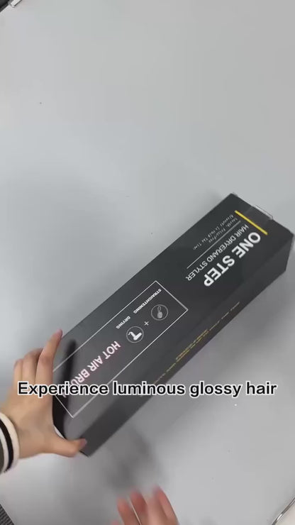 One Step Hot Air Brush - Dryer | Straightener | Curler